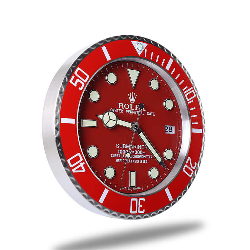 Submariner Wall Clock - Radiant Red