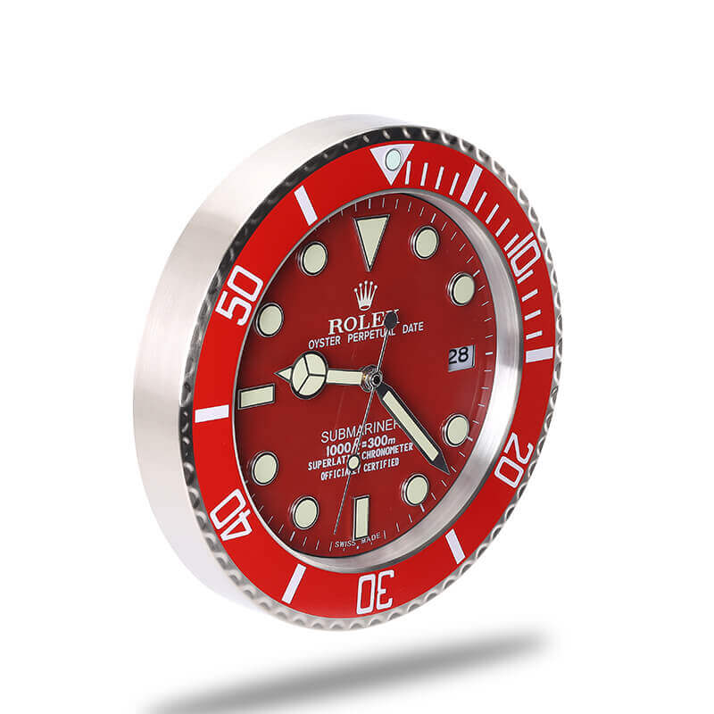 Submariner Wall Clock - Radiant Red