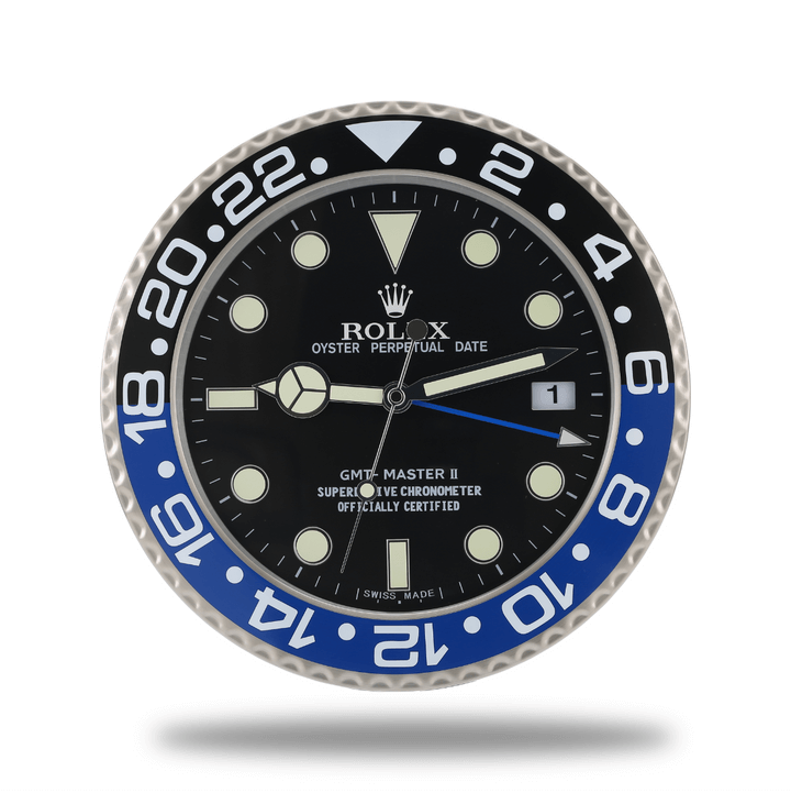 GMT Master Wall Clock - Blue and Black