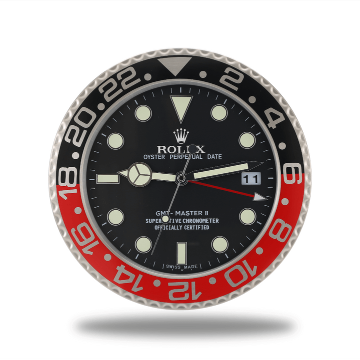 GMT Master Wall Clock - Black and Red