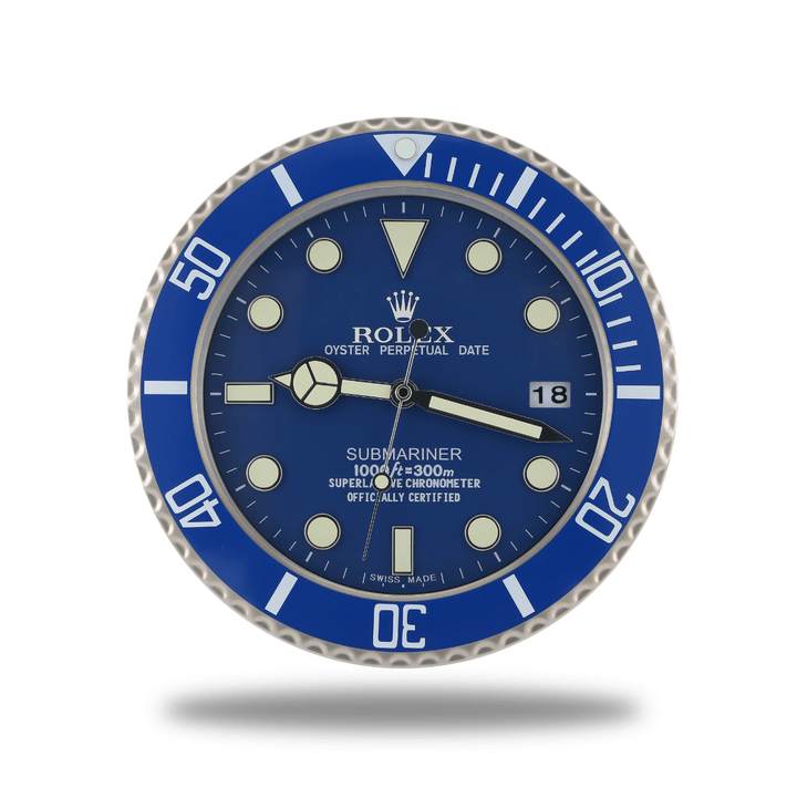 Submariner Wall Clock - Bright Blue