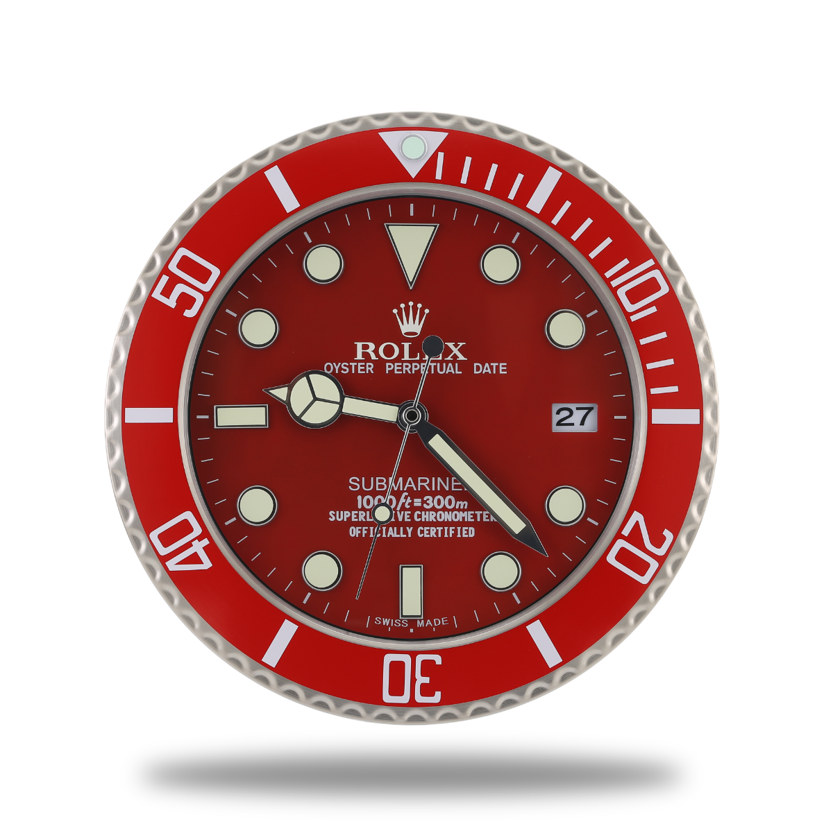 Submariner Wall Clock - Radiant Red